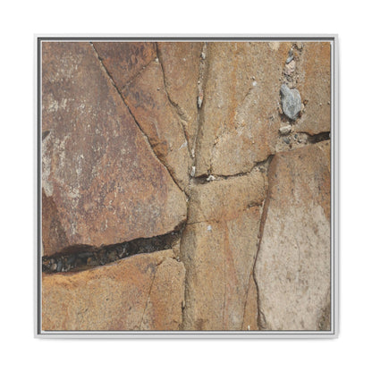 Rusty Crevices - Unique Stretched Canvas Wall Art - Art By Earth