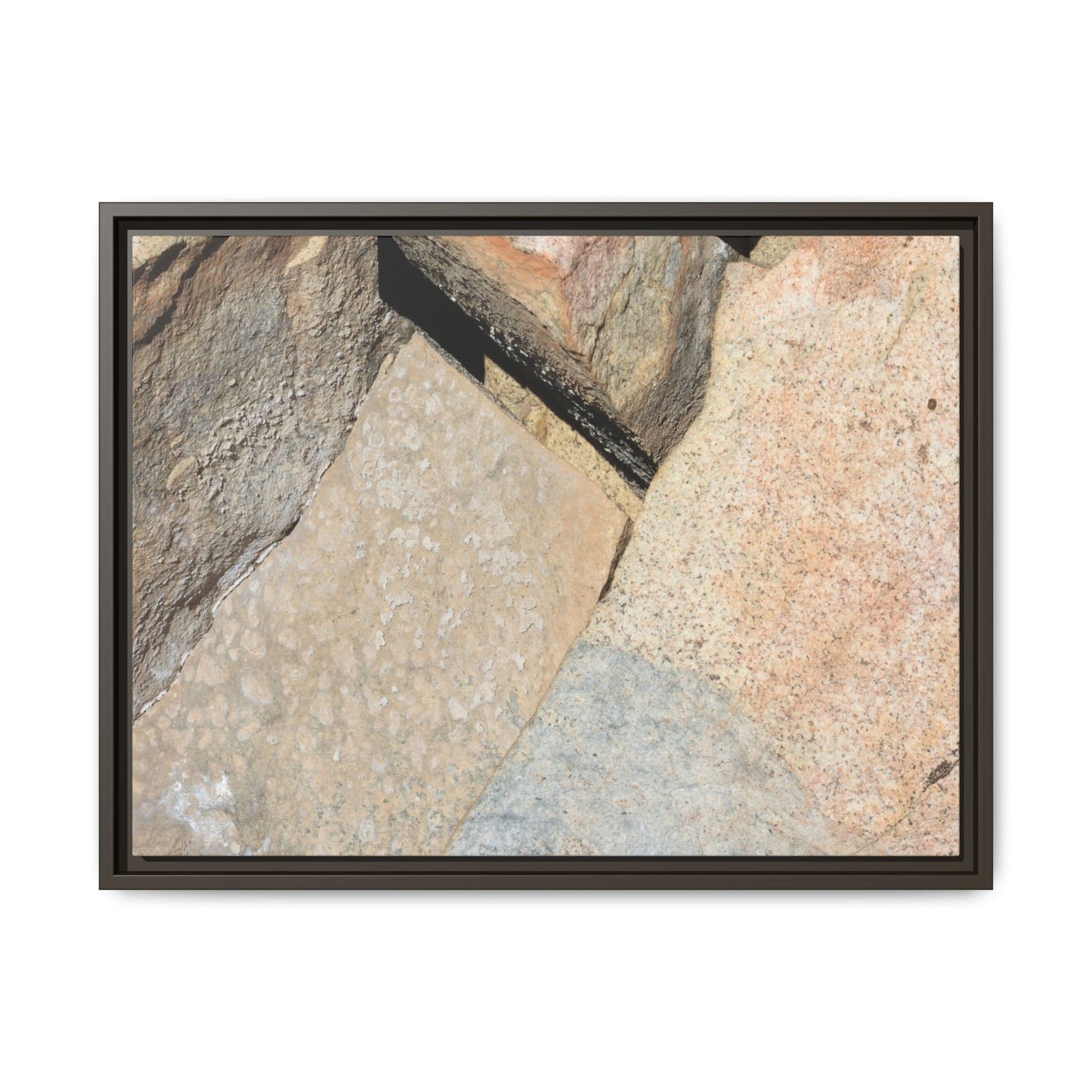 Rock Fragment - Unique Stretched Canvas Wall Art - Art By Earth