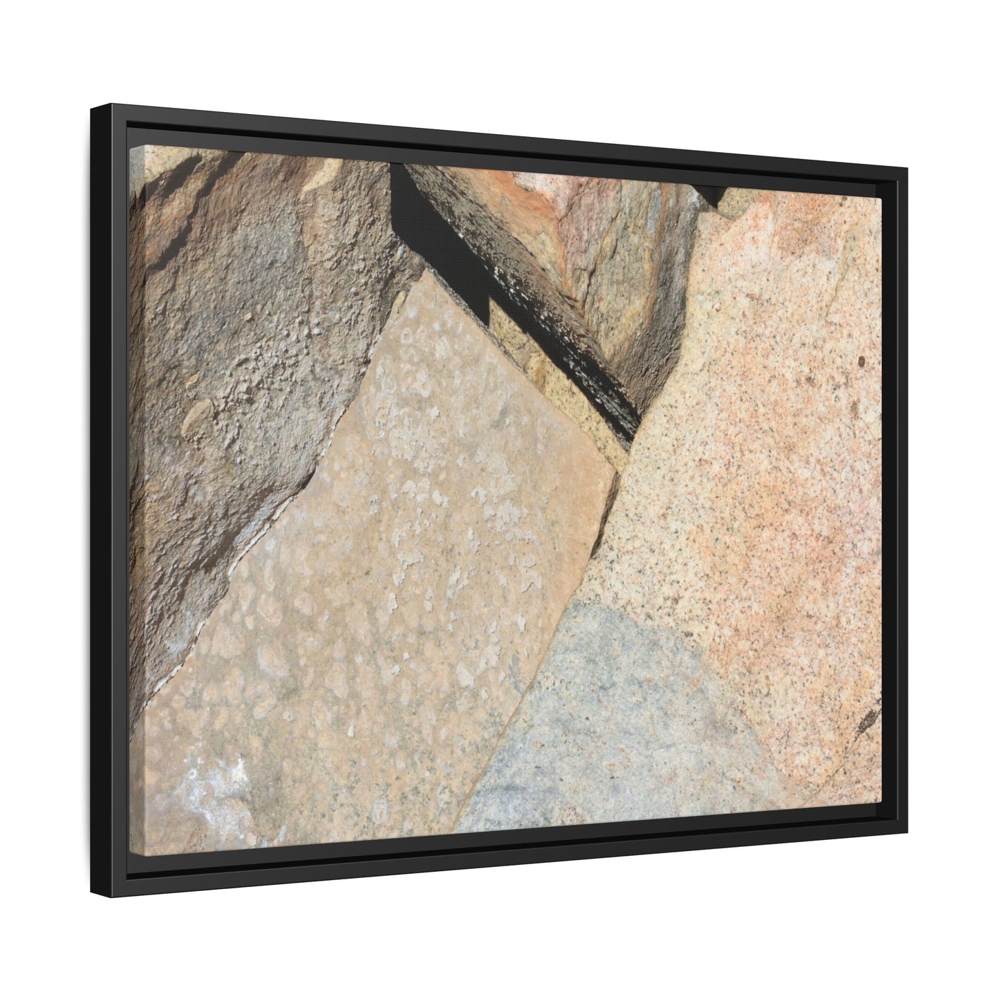 Rock Fragment - Unique Stretched Canvas Wall Art - Art By Earth