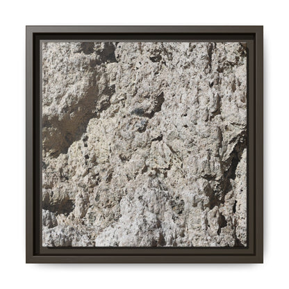 Weathered Stone Whispers - Unique Stretched Canvas Wall Art