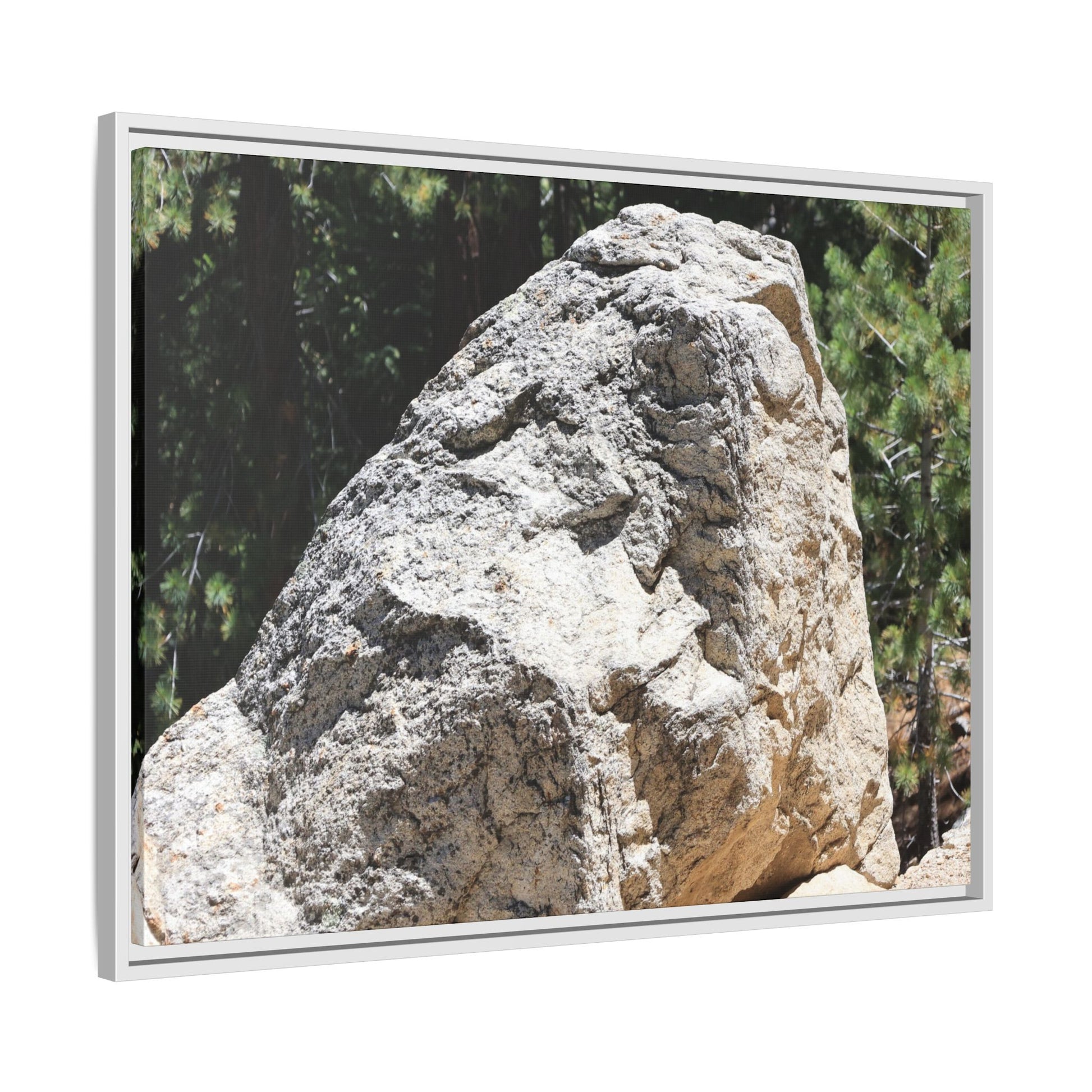 Stone's Silent Whisper - Unique Stretched Canvas Wall Art - Art By Earth