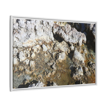 Strata of Silence - Unique Stretched Canvas Wall Art