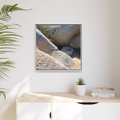 Boulder Shelter - Unique Stretched Canvas Wall Art