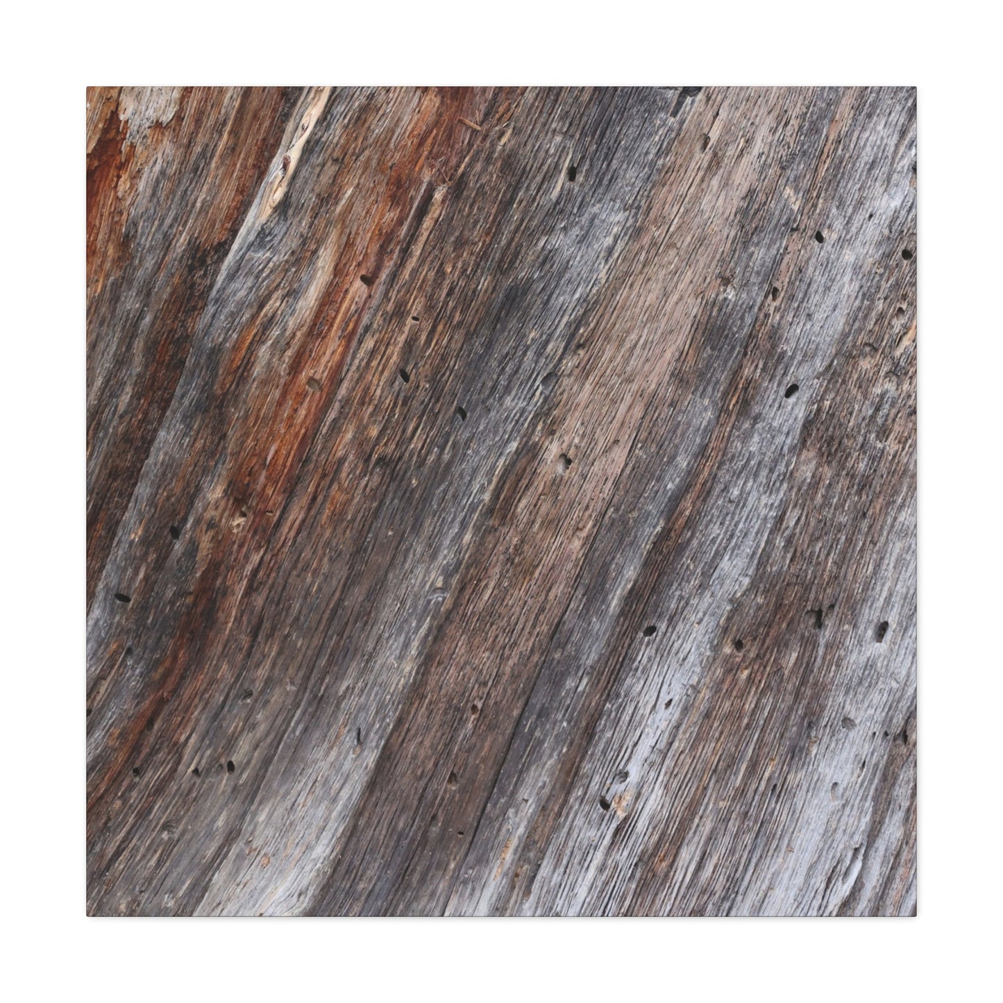 Aged Timber Surface - Unique Frameless Canvas Wall Art - Art By Earth