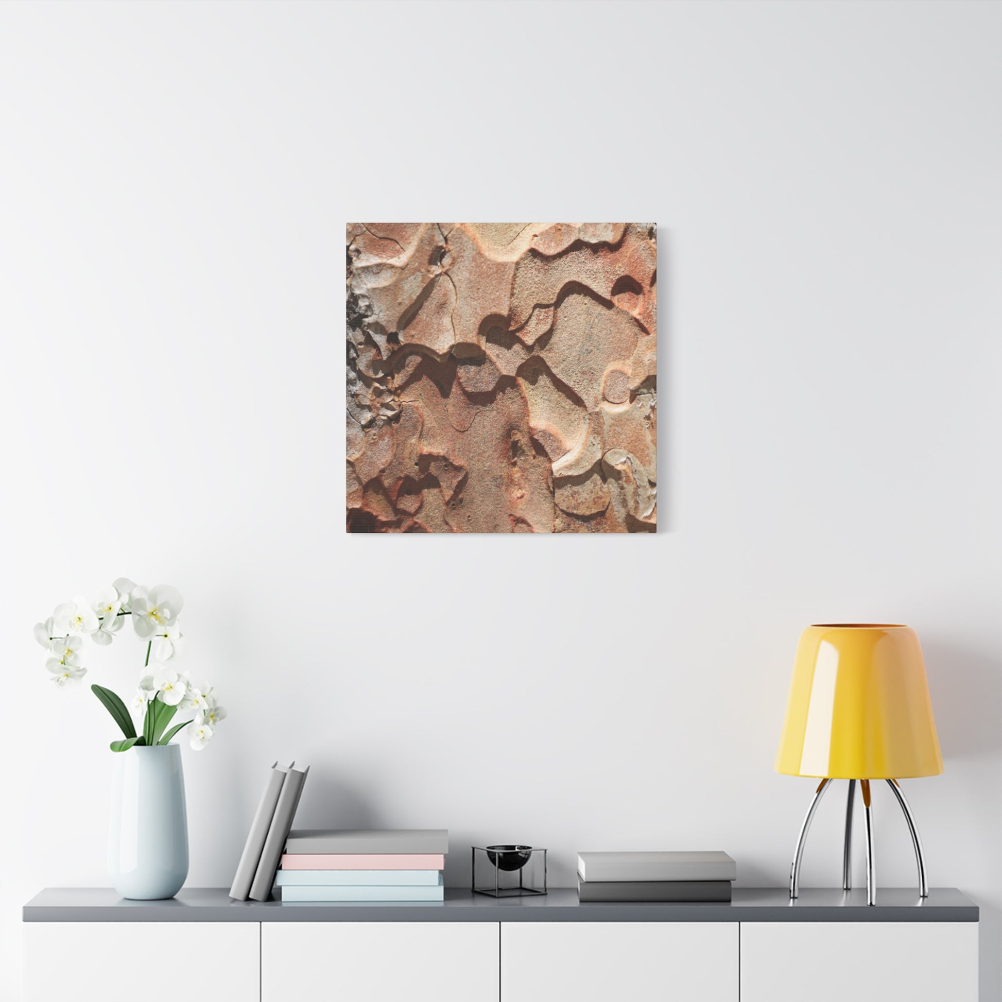Terracotta Echoes - Unique Frameless Canvas Wall Art - Art By Earth