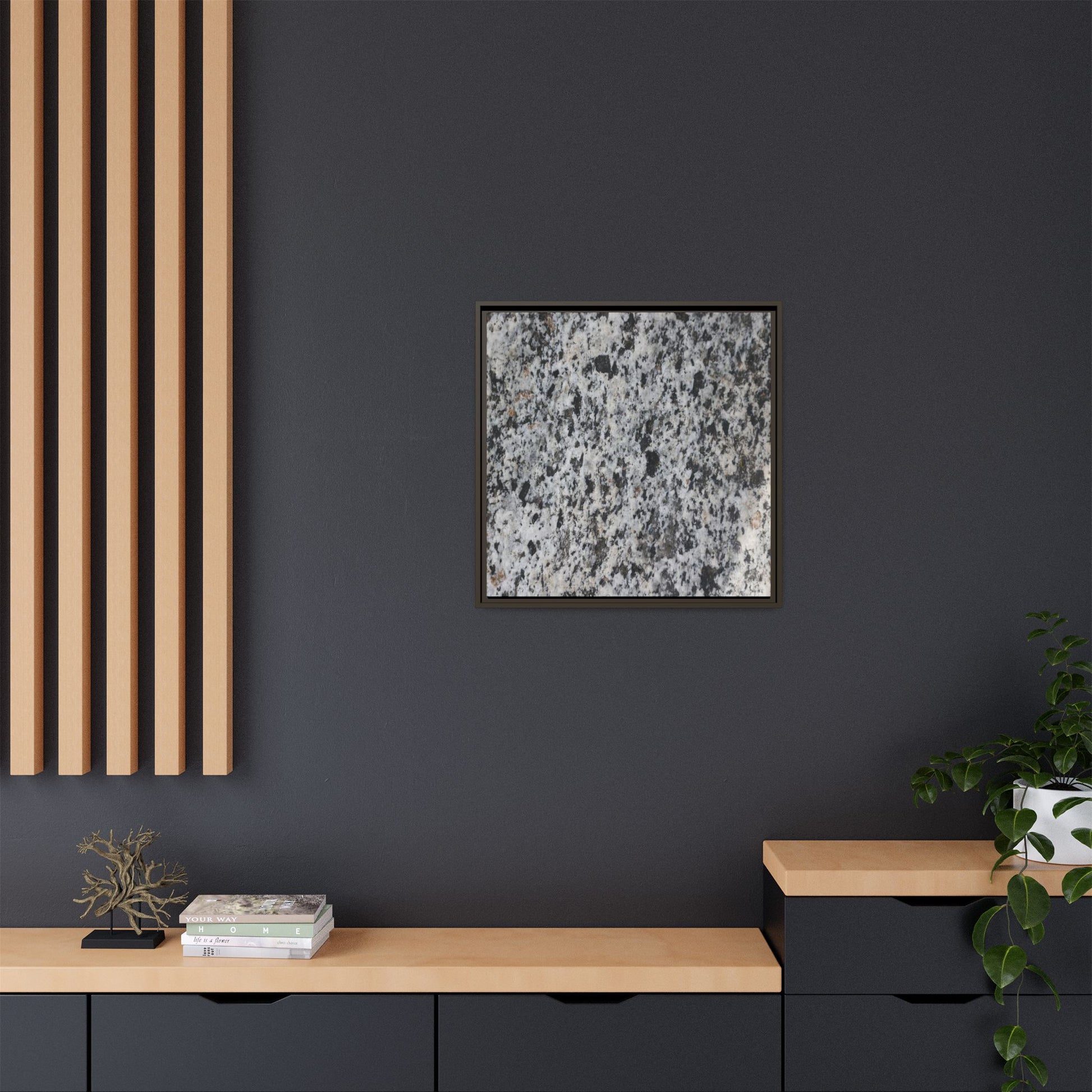 Granite Song - Unique Stretched Canvas Wall Art - Art By Earth