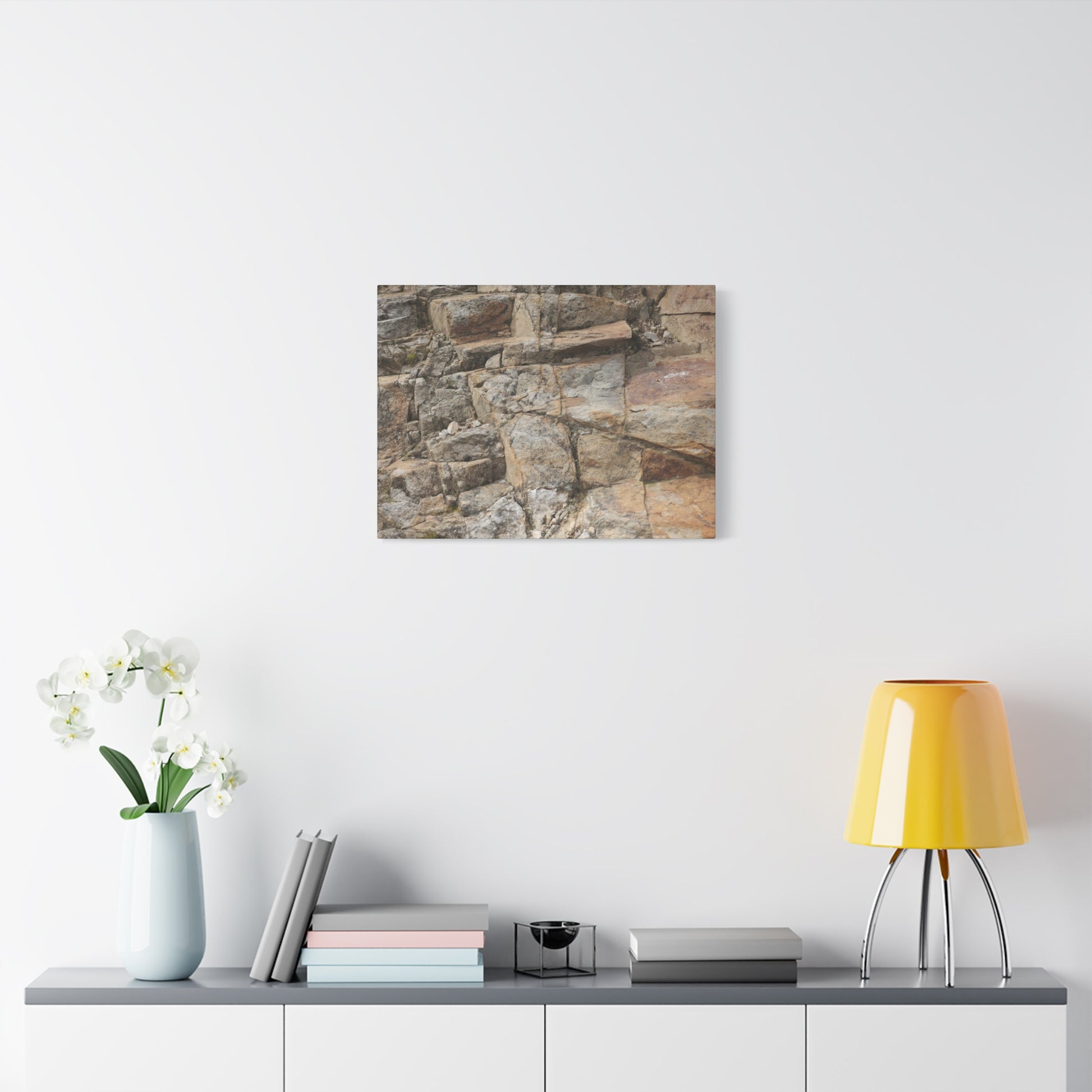 Stone Memories - Unique Frameless Canvas Wall Art - Art By Earth