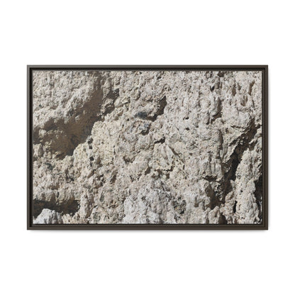 Weathered Stone Whispers - Unique Stretched Canvas Wall Art