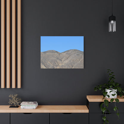Dusty Peaks of Silence - Unique Frameless Canvas Wall Art - Art By Earth