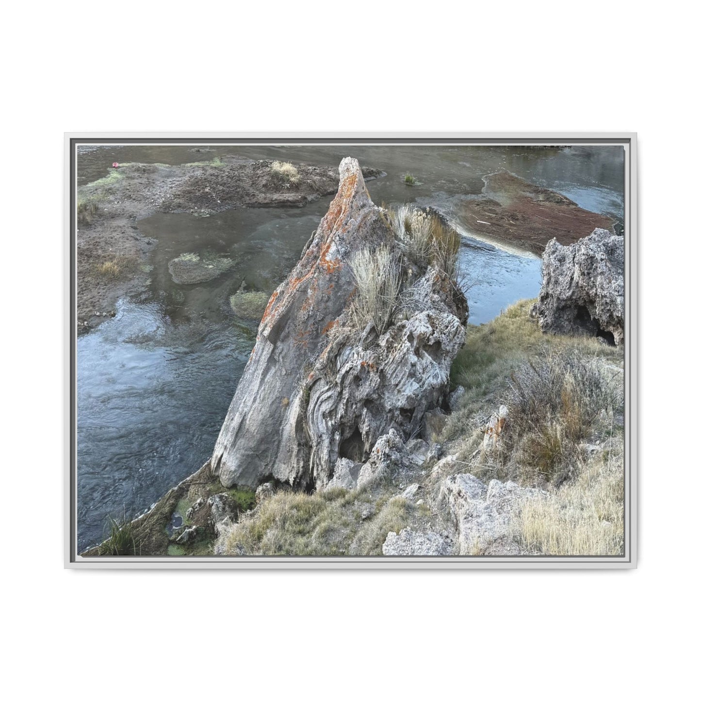 Carved by Water - Unique Stretched Canvas Wall Art