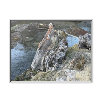 Carved by Water - Unique Stretched Canvas Wall Art