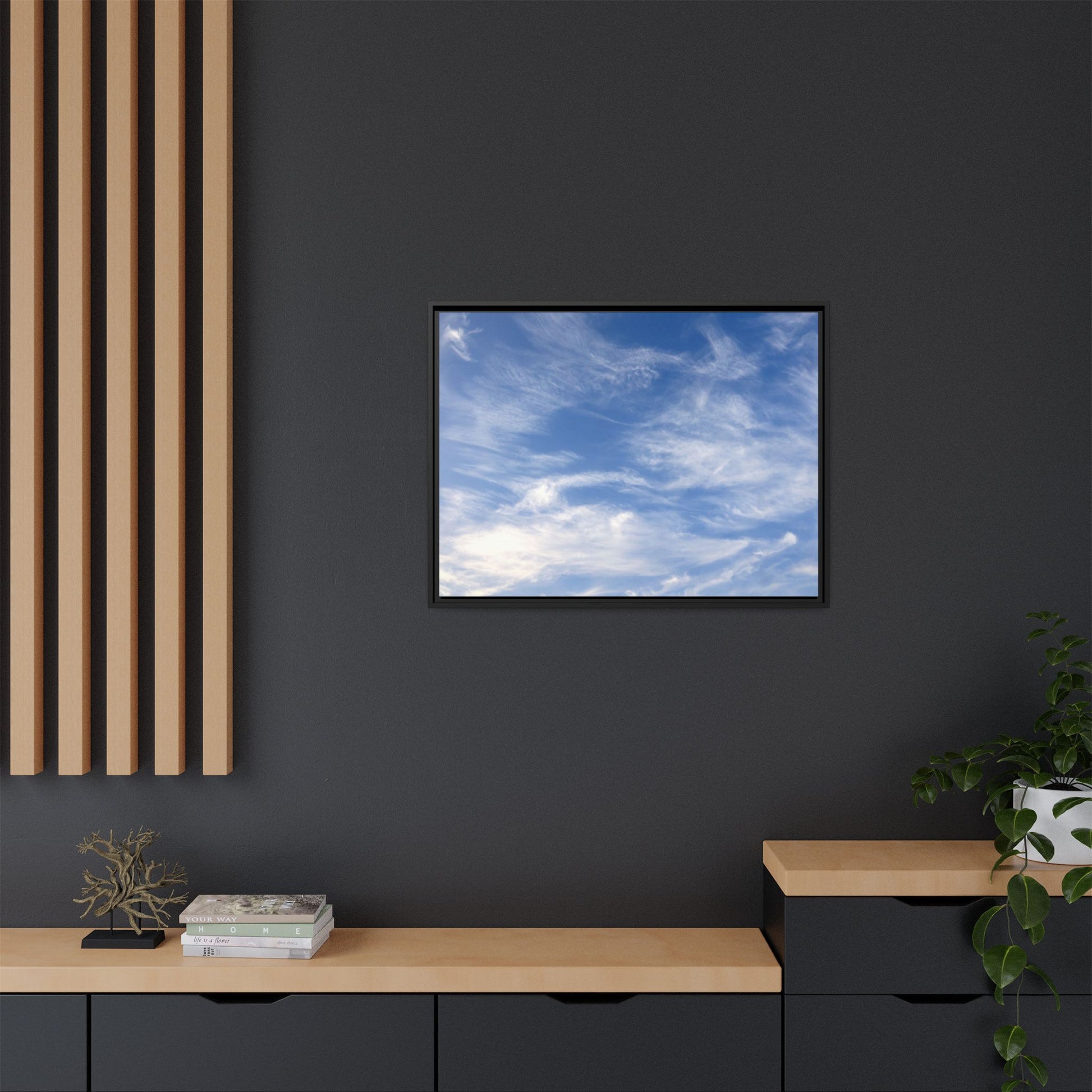 Ethereal Blue Tapestry - Unique Stretched Canvas Wall Art - Art By Earth