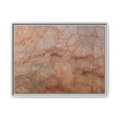 Russet Fissures - Unique Stretched Canvas Wall Art - Art By Earth