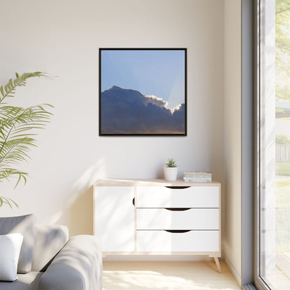 Cloud Divide - Unique Stretched Canvas Wall Art - Art By Earth