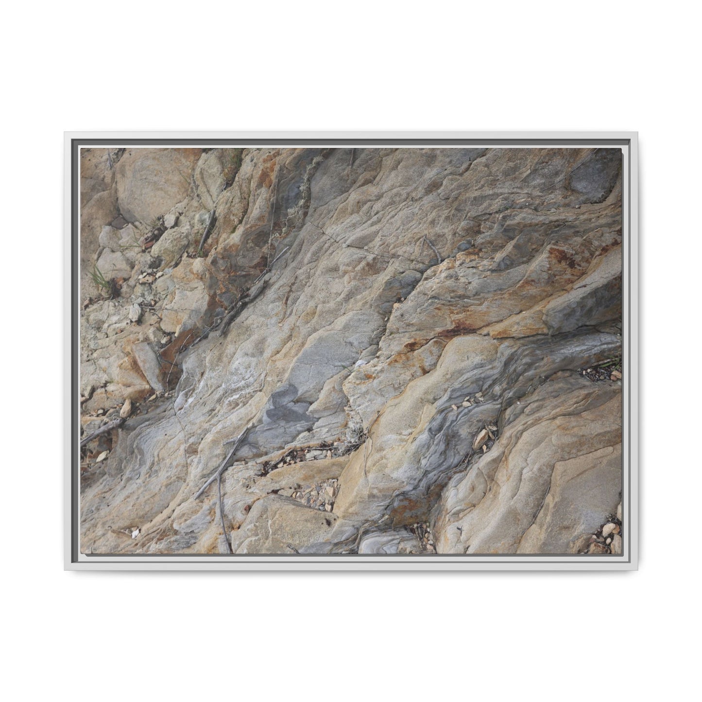 Layers of Earth's History - Unique Stretched Canvas Wall Art - Art By Earth