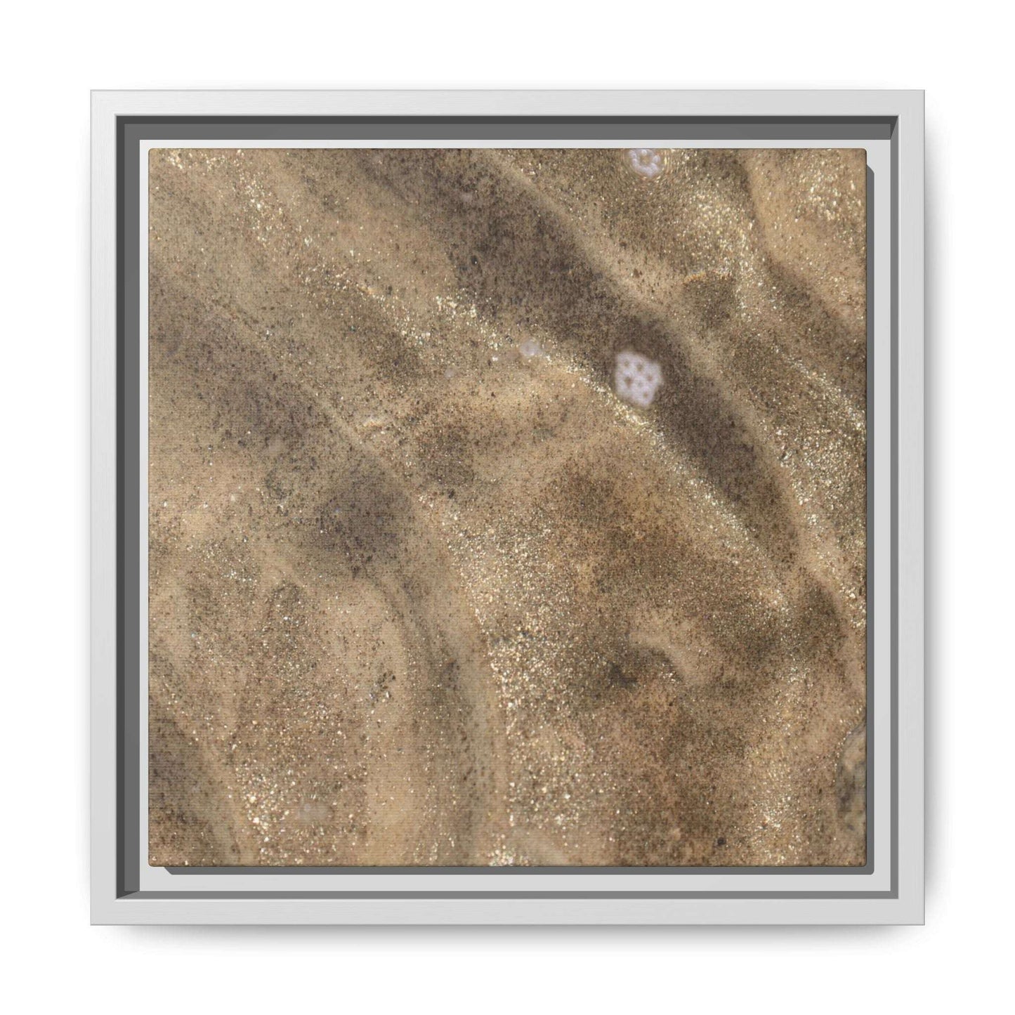 Underwater Sand Exploration - Unique Stretched Canvas Wall Art - Art By Earth