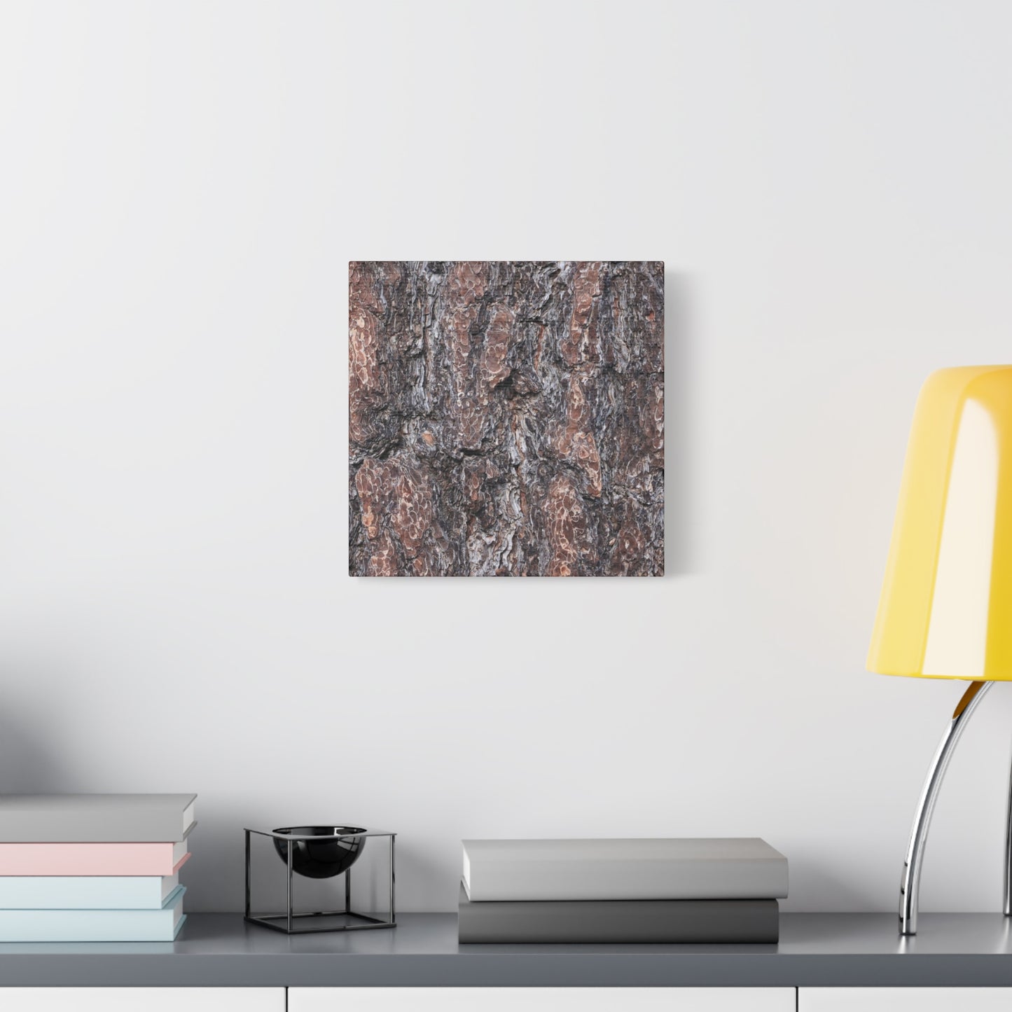 Textured Whispers of an Ancient Tree - Unique Frameless Canvas Wall Art