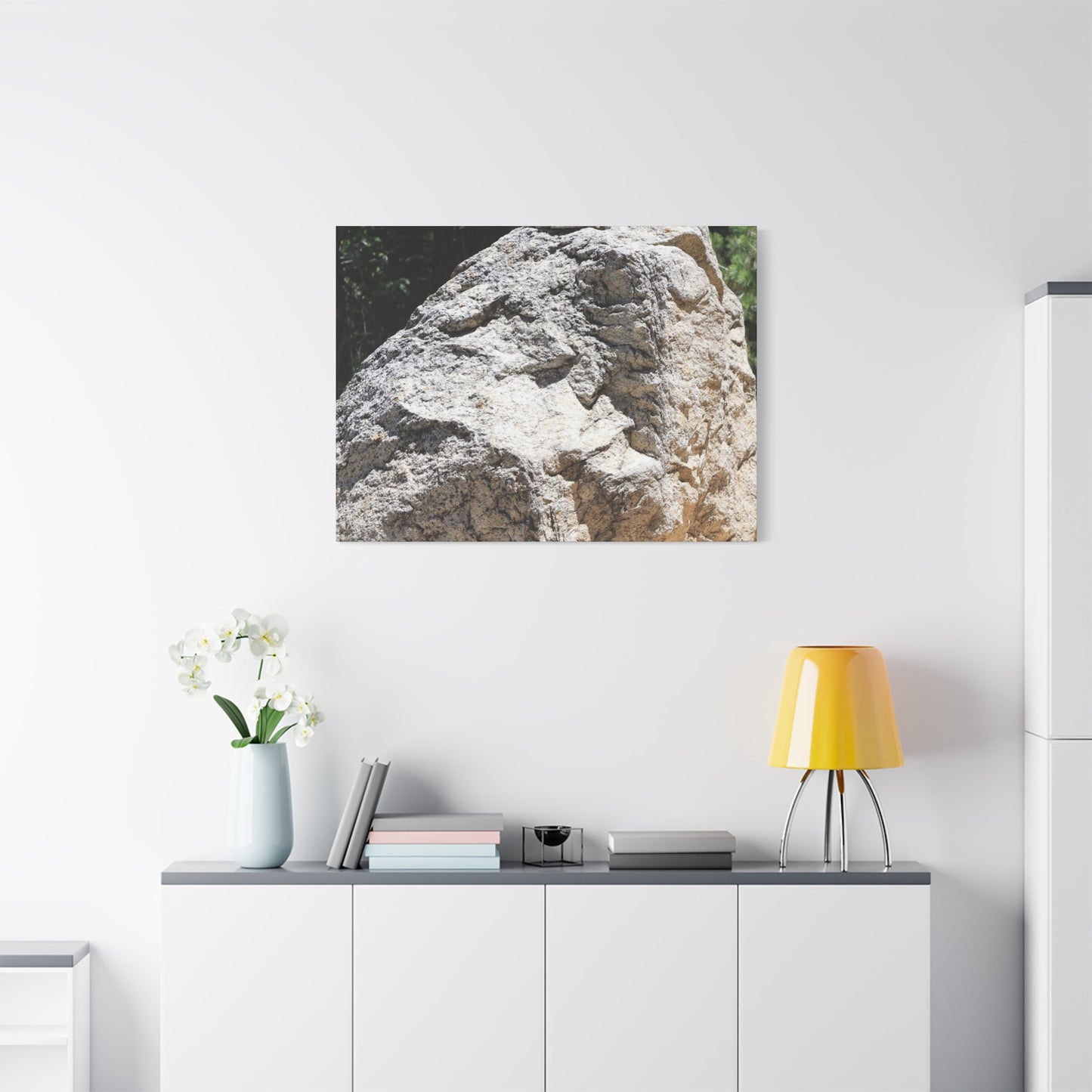 Stone of Solitude - Unique Frameless Canvas Wall Art - Art By Earth