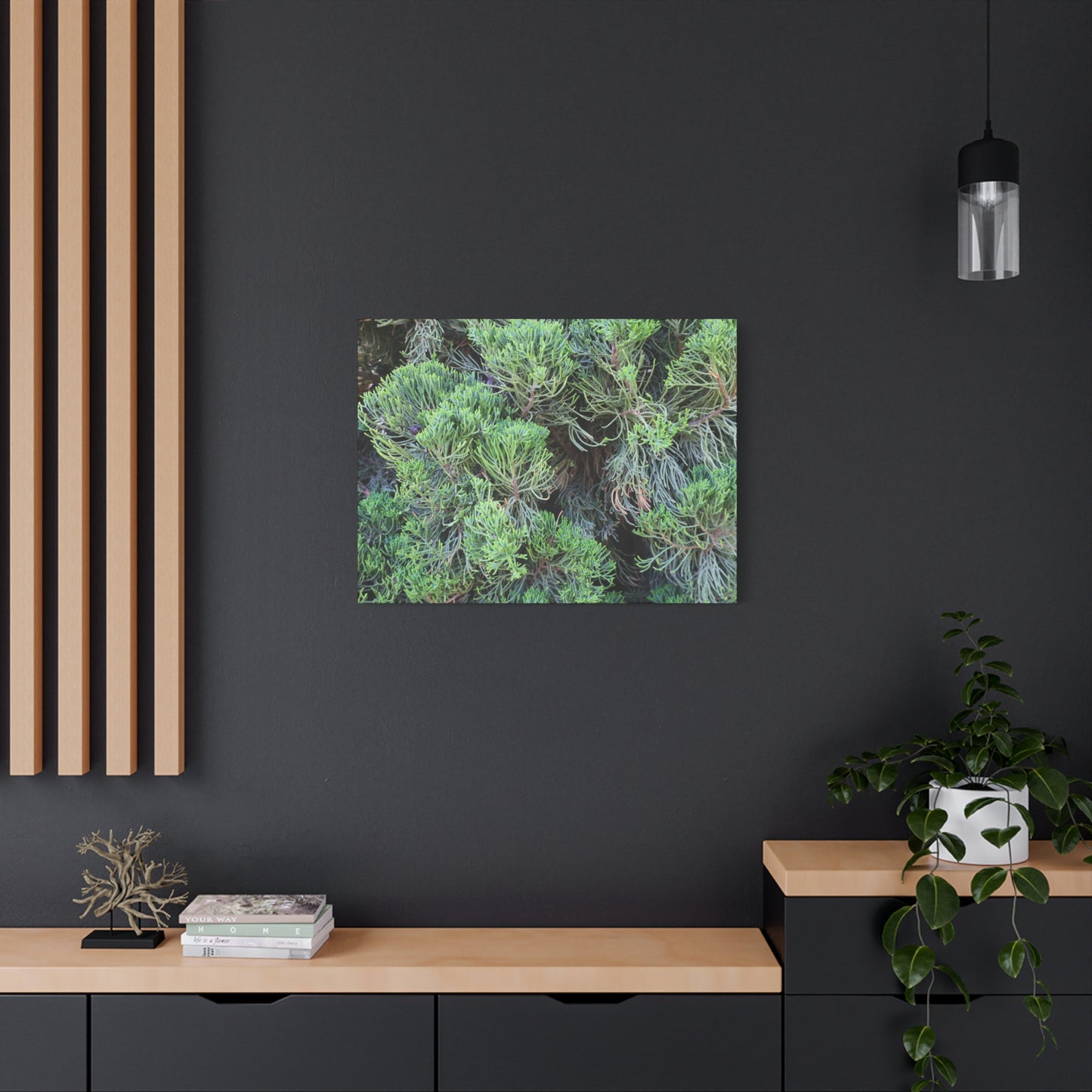Green Labyrinth - Unique Frameless Canvas Wall Art - Art By Earth