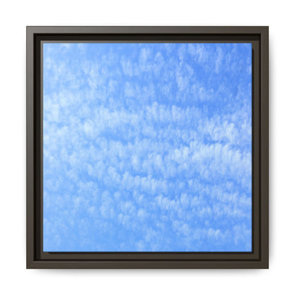Wispy Blue Dreams - Unique Stretched Canvas Wall Art - Art By Earth