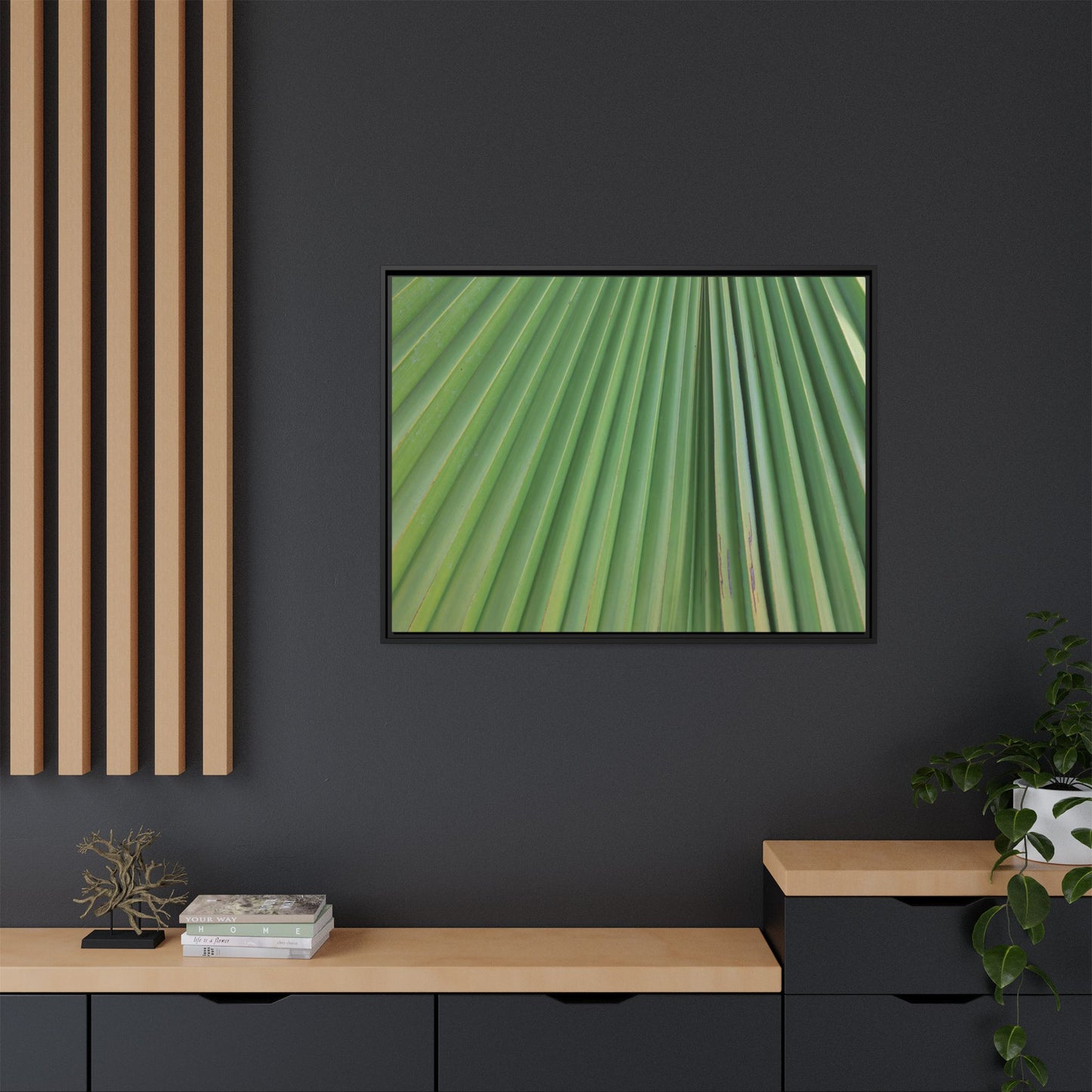 Emerald Rays - Unique Stretched Canvas Wall Art - Art By Earth