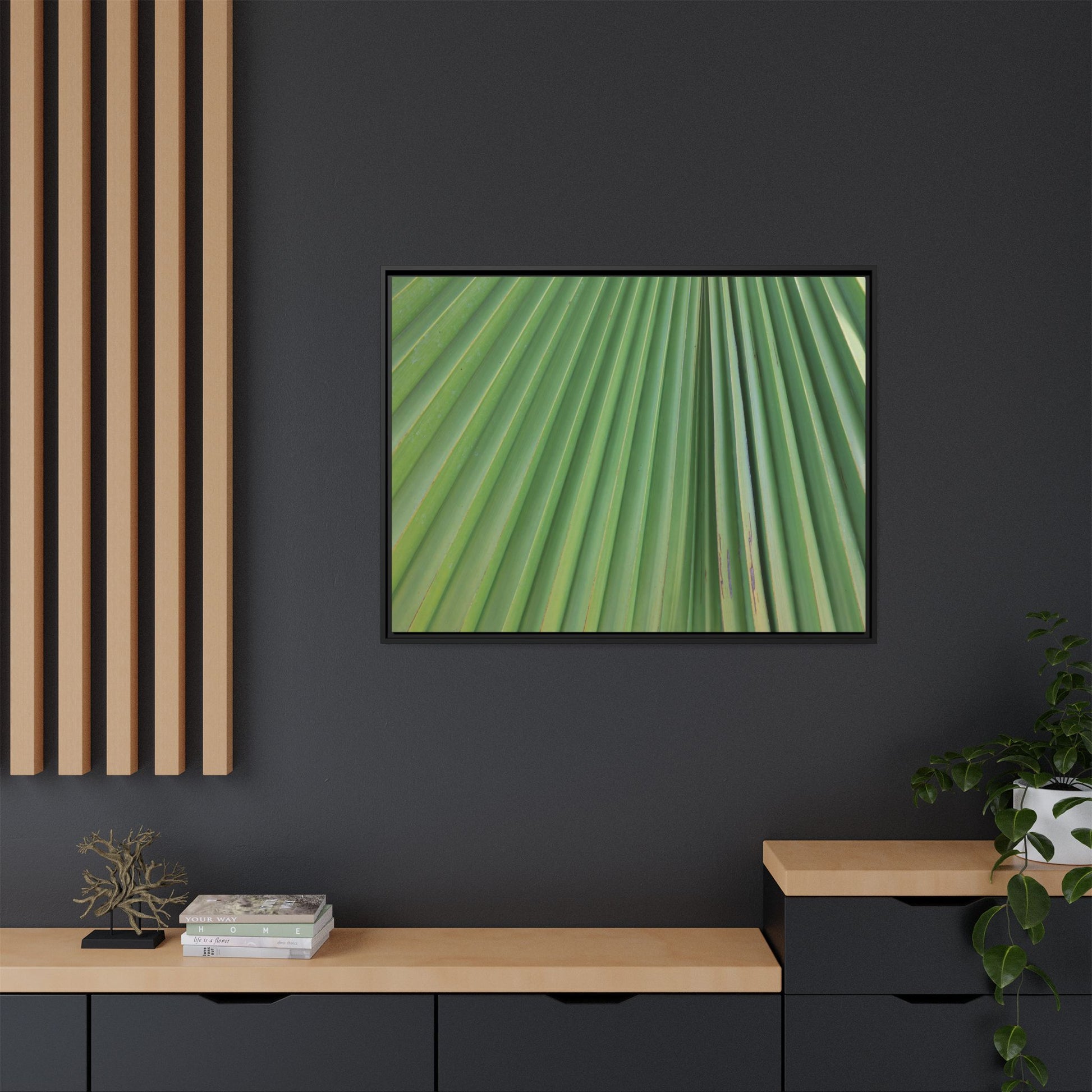 Emerald Rays - Unique Stretched Canvas Wall Art - Art By Earth