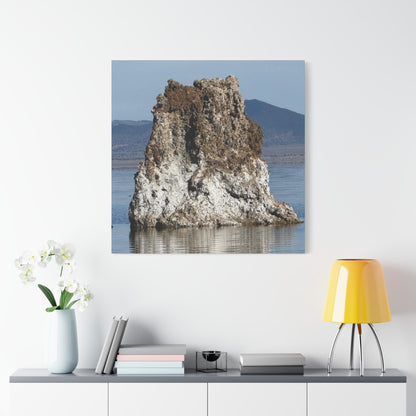 Monolith of Stillness - Unique Frameless Canvas Wall Art