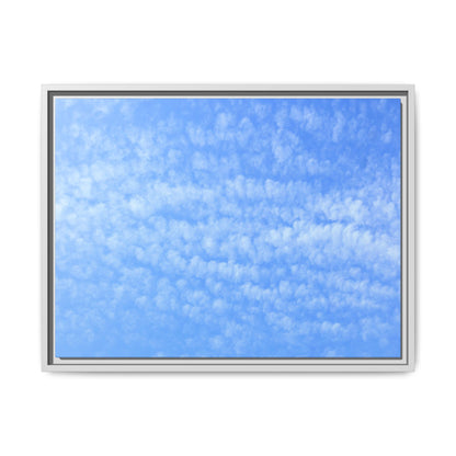 Wispy Blue Dreams - Unique Stretched Canvas Wall Art - Art By Earth