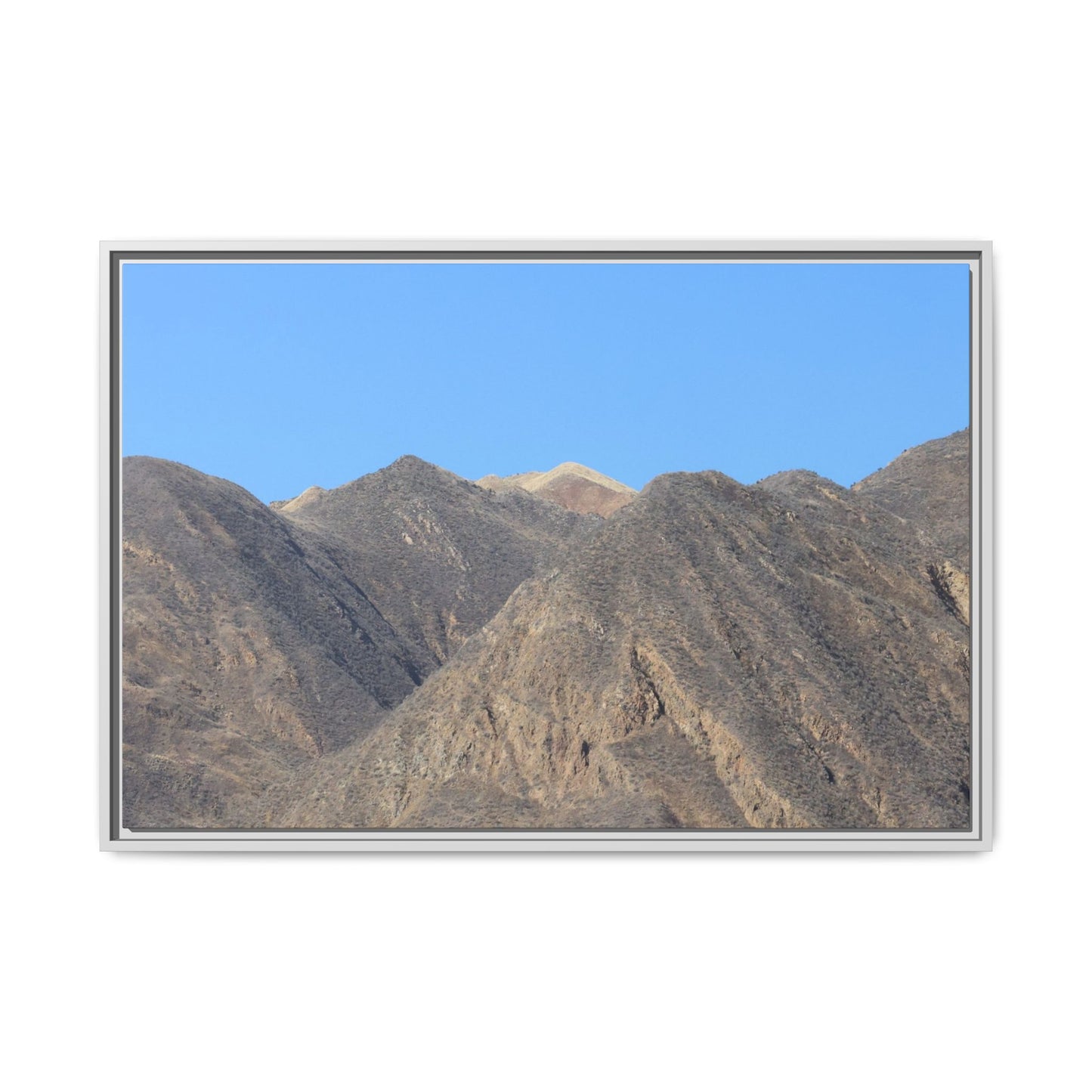 Echoes of Barren Peaks - Unique Stretched Canvas Wall Art - Art By Earth