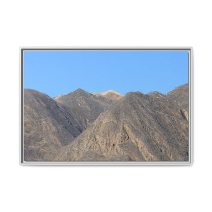 Echoes of Barren Peaks - Unique Stretched Canvas Wall Art - Art By Earth