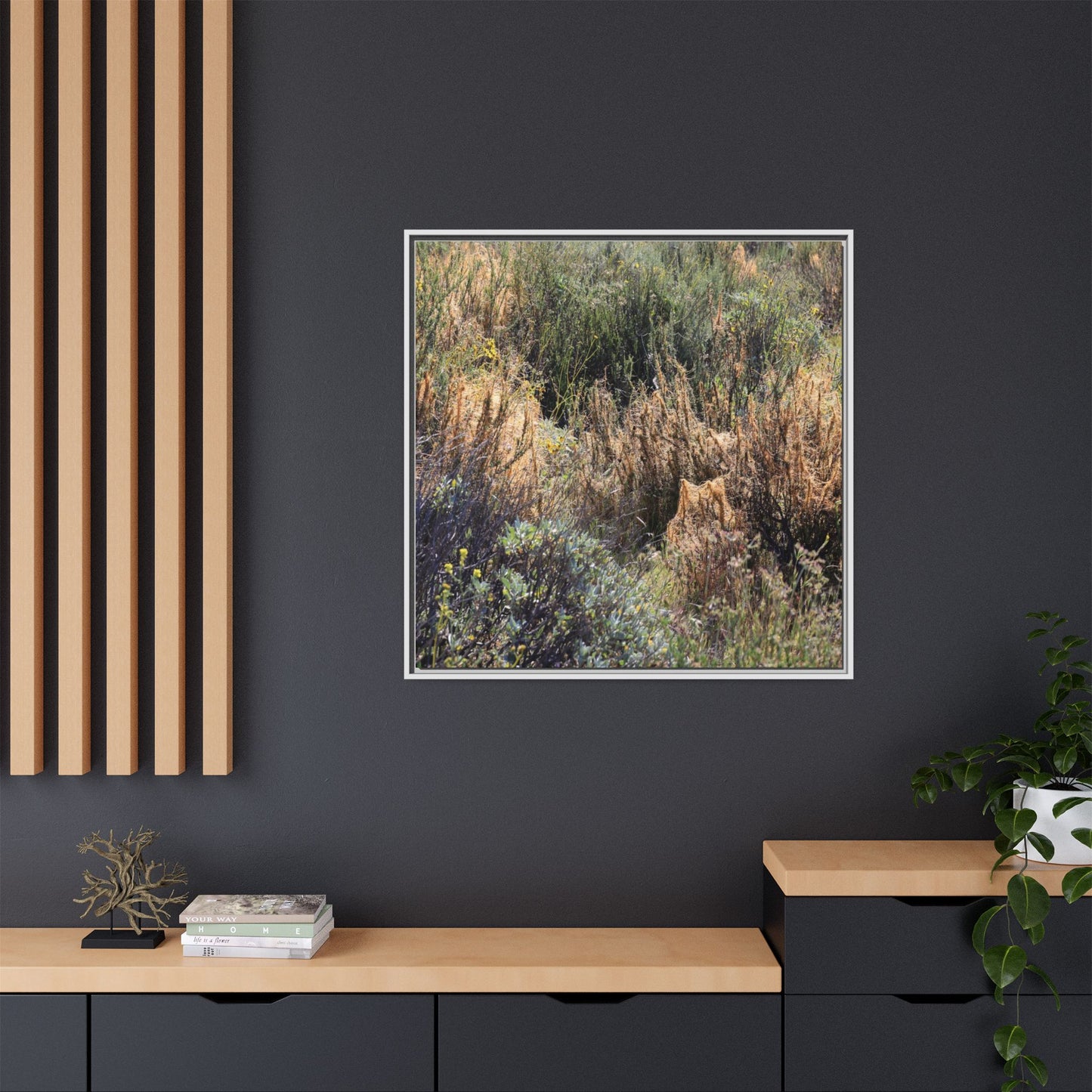 Drought-Stricken Landscape - Unique Stretched Canvas Wall Art - Art By Earth