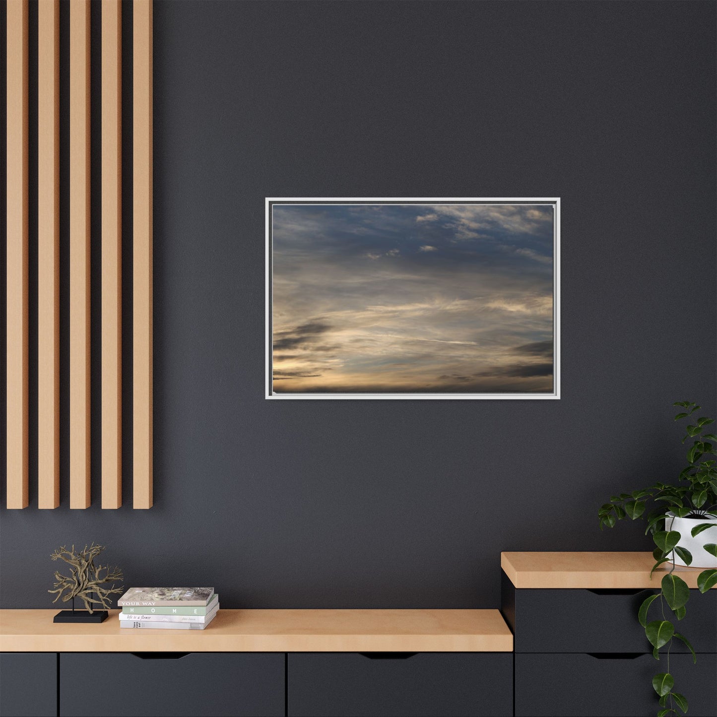 Clouded Thoughts - Unique Stretched Canvas Wall Art - Art By Earth