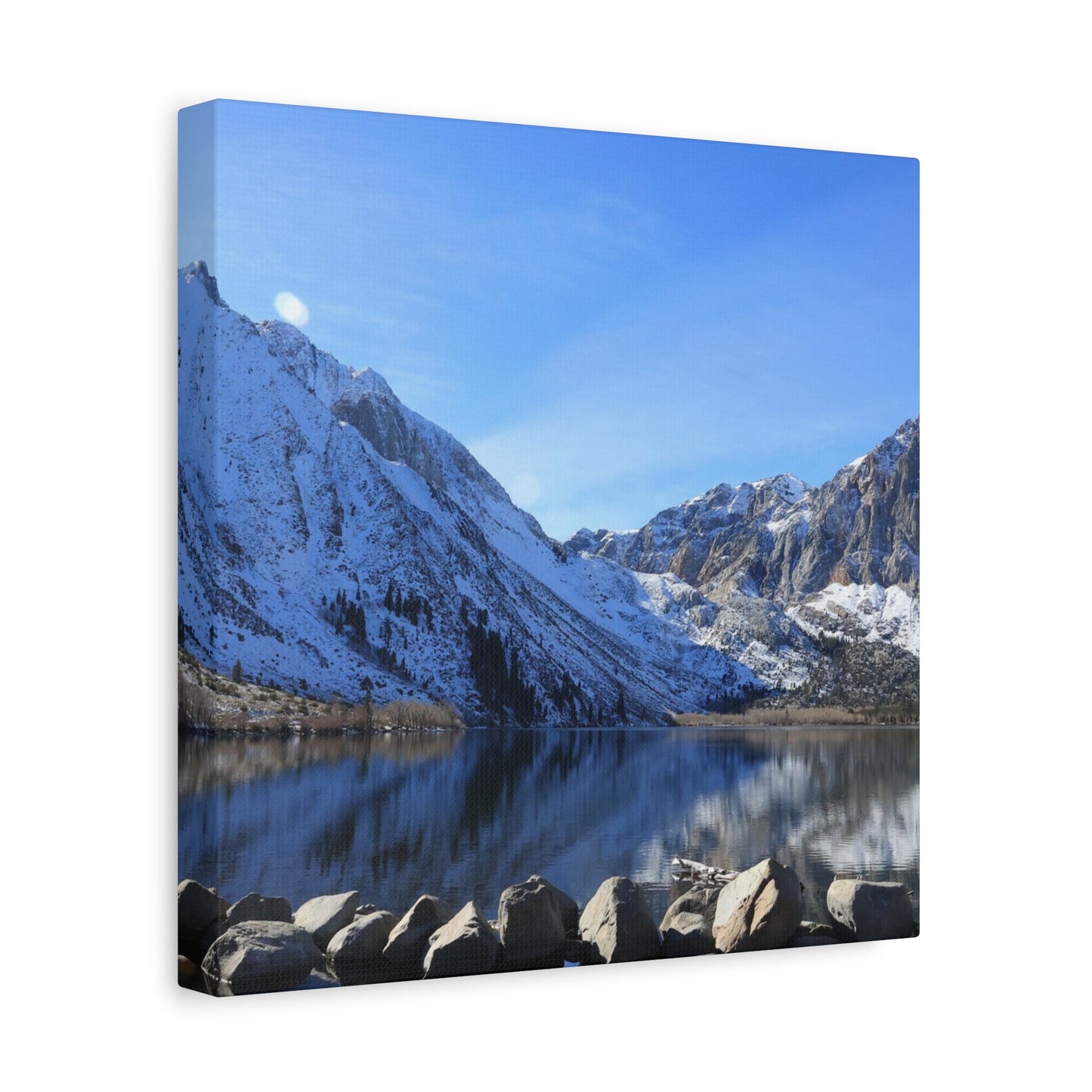 Reflections of Silence - Unique Frameless Canvas Wall Art