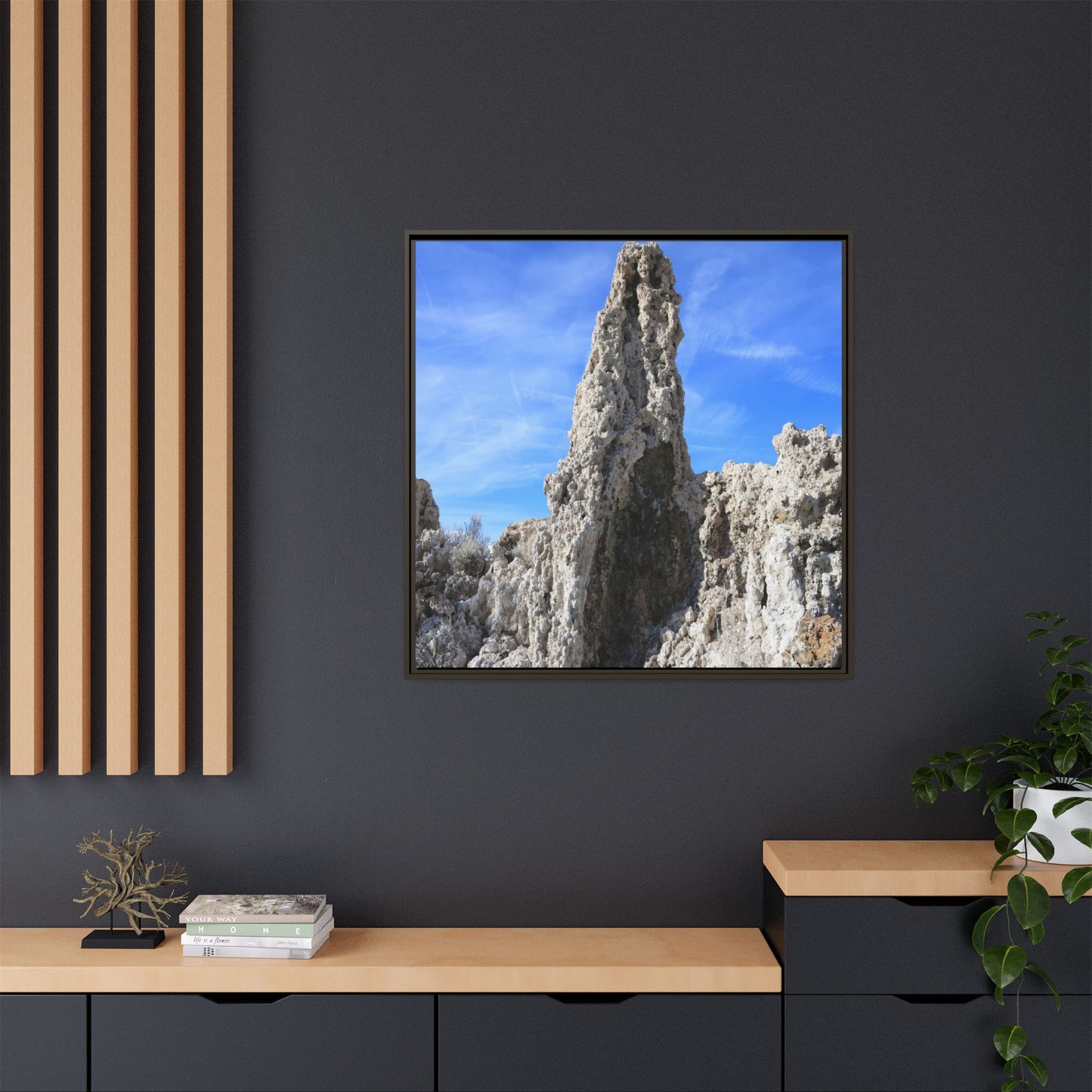 Sentinel of Stone - Unique Stretched Canvas Wall Art