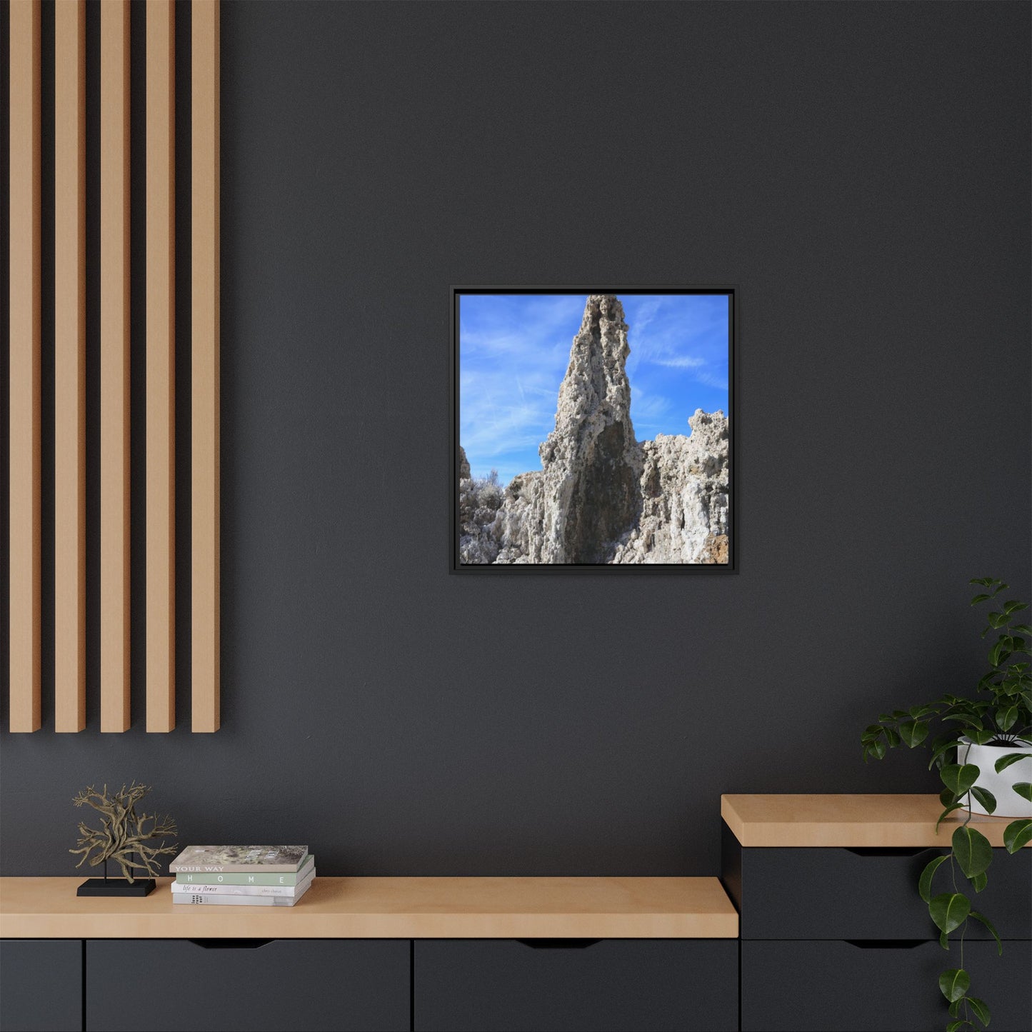 Sentinel of Stone - Unique Stretched Canvas Wall Art
