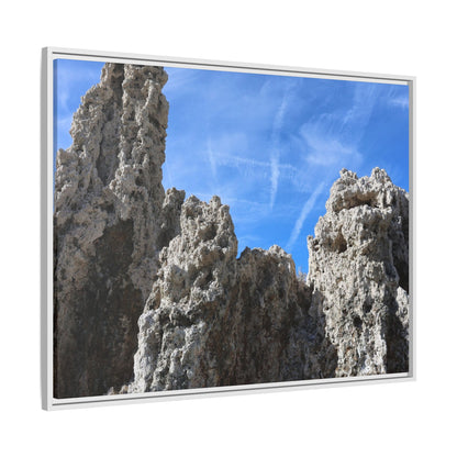 Weathered Sentinels - Unique Stretched Canvas Wall Art