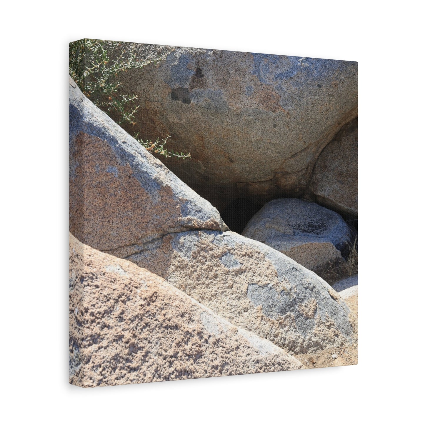 Rocky Shelter - Unique Frameless Canvas Wall Art
