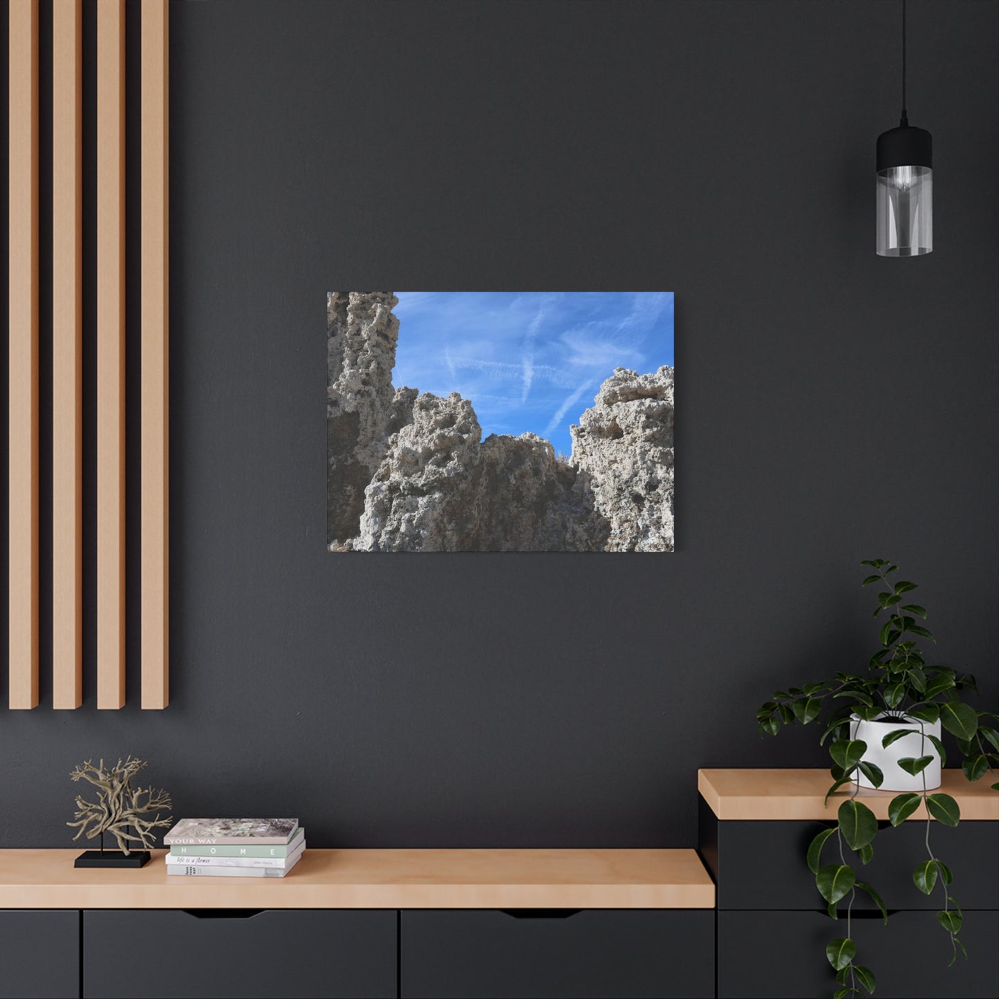 Towers of Stone - Unique Frameless Canvas Wall Art