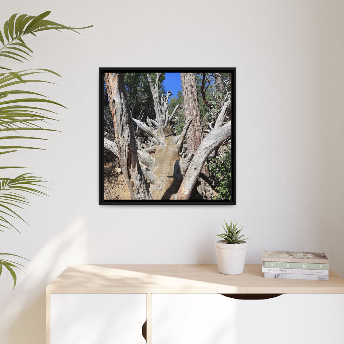 Forest Sentinels - Unique Stretched Canvas Wall Art
