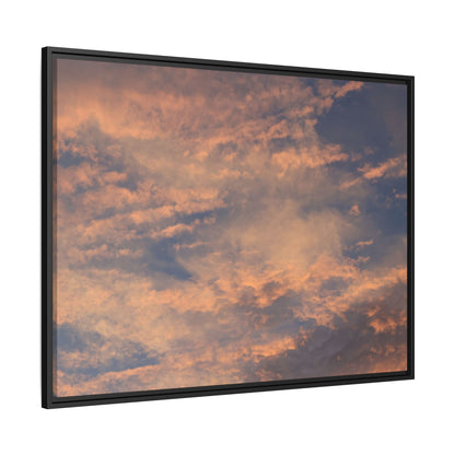 Sunset's Ethereal Canvas - Unique Stretched Canvas Wall Art - Art By Earth