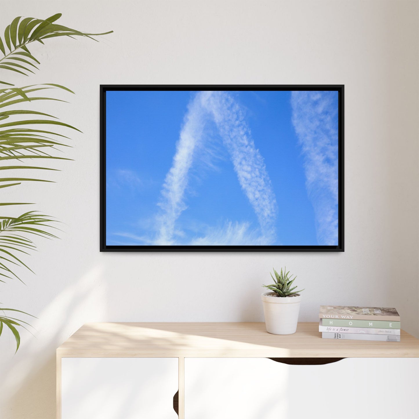 Skyward Whispers - Unique Stretched Canvas Wall Art - Art By Earth