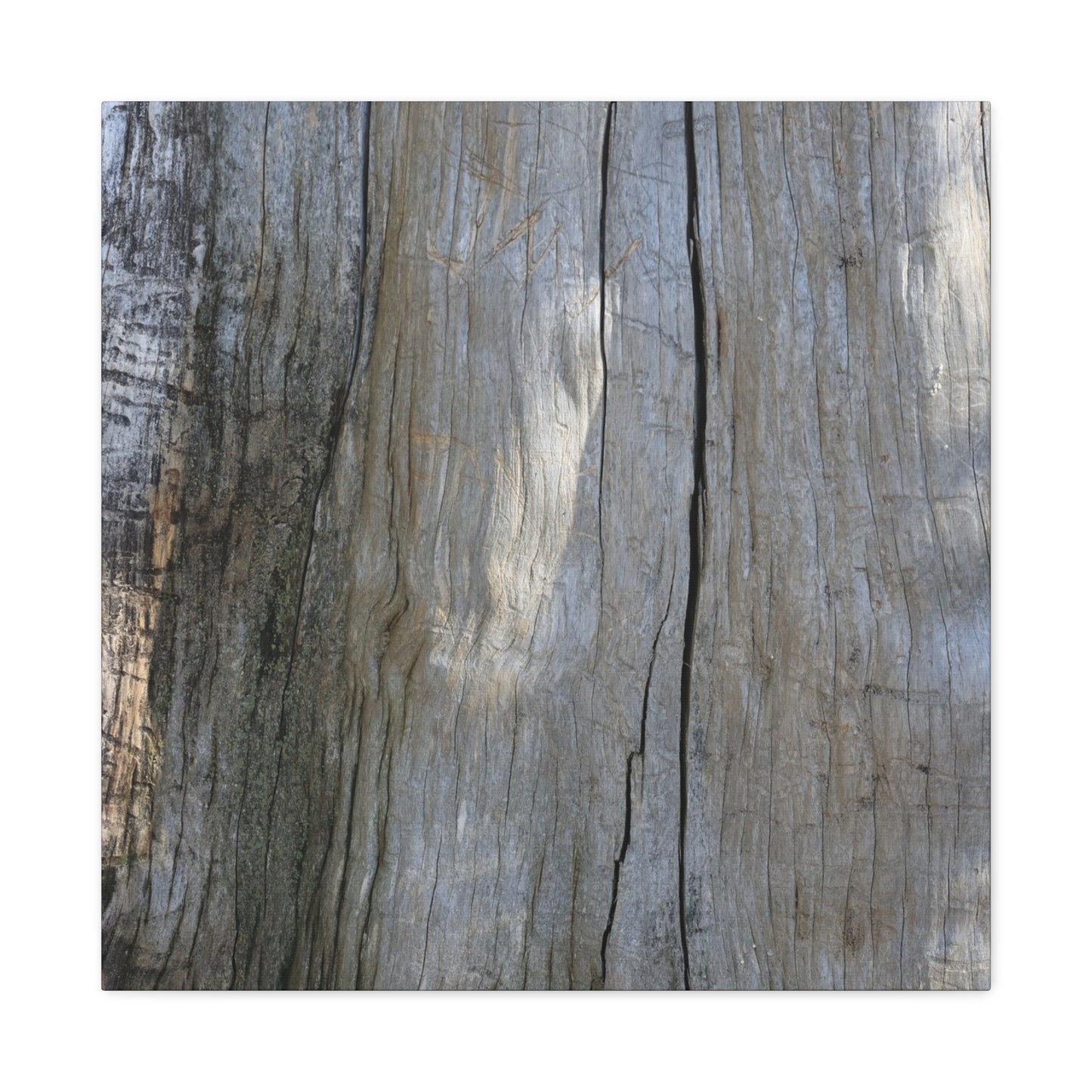 Time's Carved Patterns - Unique Frameless Canvas Wall Art