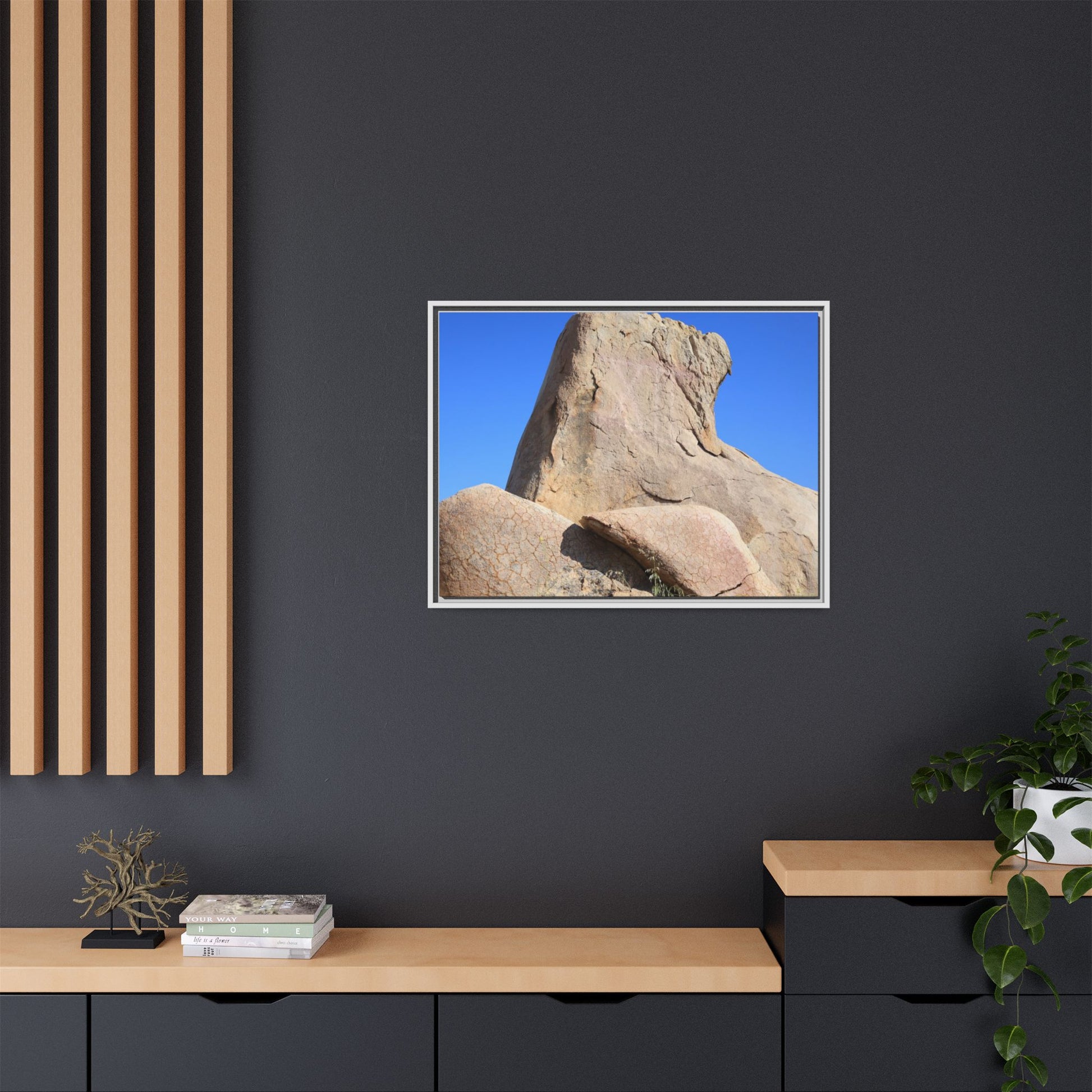 Rocky Sentinel - Unique Stretched Canvas Wall Art - Art By Earth