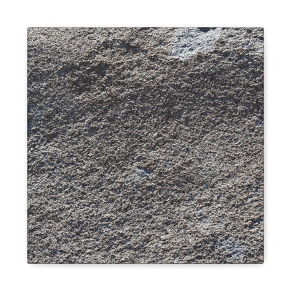 Textured Ground Surface - Unique Frameless Canvas Wall Art