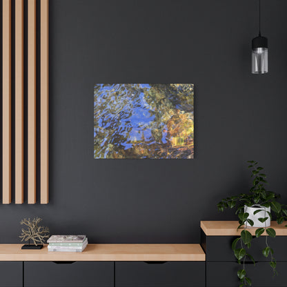 Water's Whisper - Unique Frameless Canvas Wall Art - Art By Earth