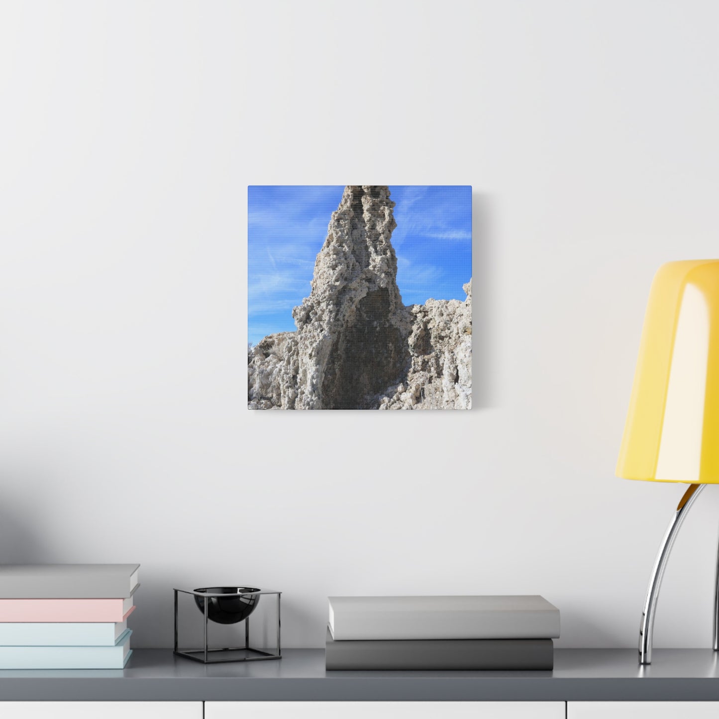 Towering Limestone Sentinels - Unique Frameless Canvas Wall Art