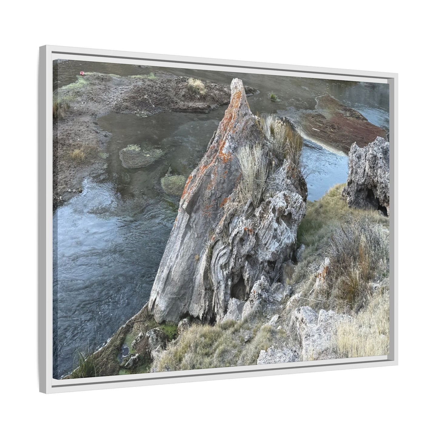 Carved by Water - Unique Stretched Canvas Wall Art