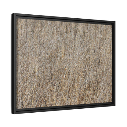 Dry Straw Symphony - Unique Stretched Canvas Wall Art - Art By Earth