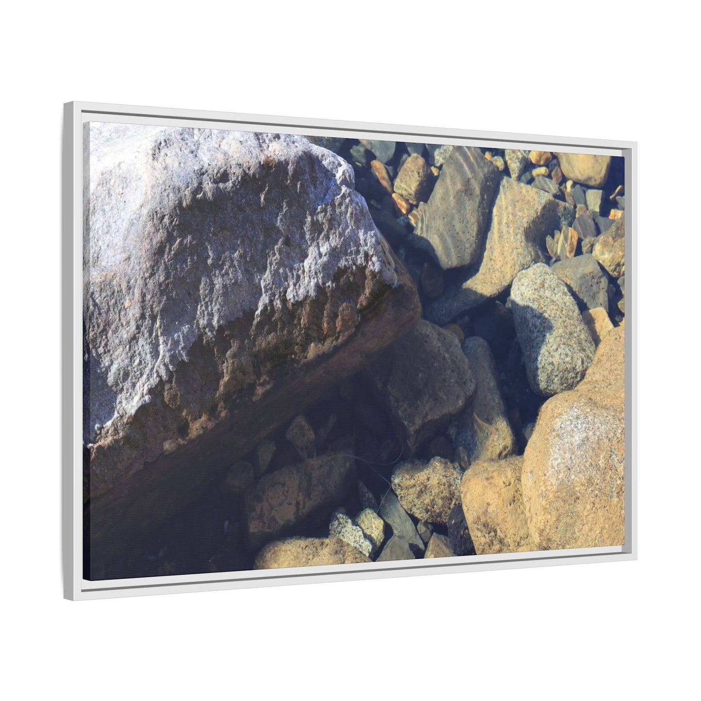 Stone Sanctuary - Unique Stretched Canvas Wall Art