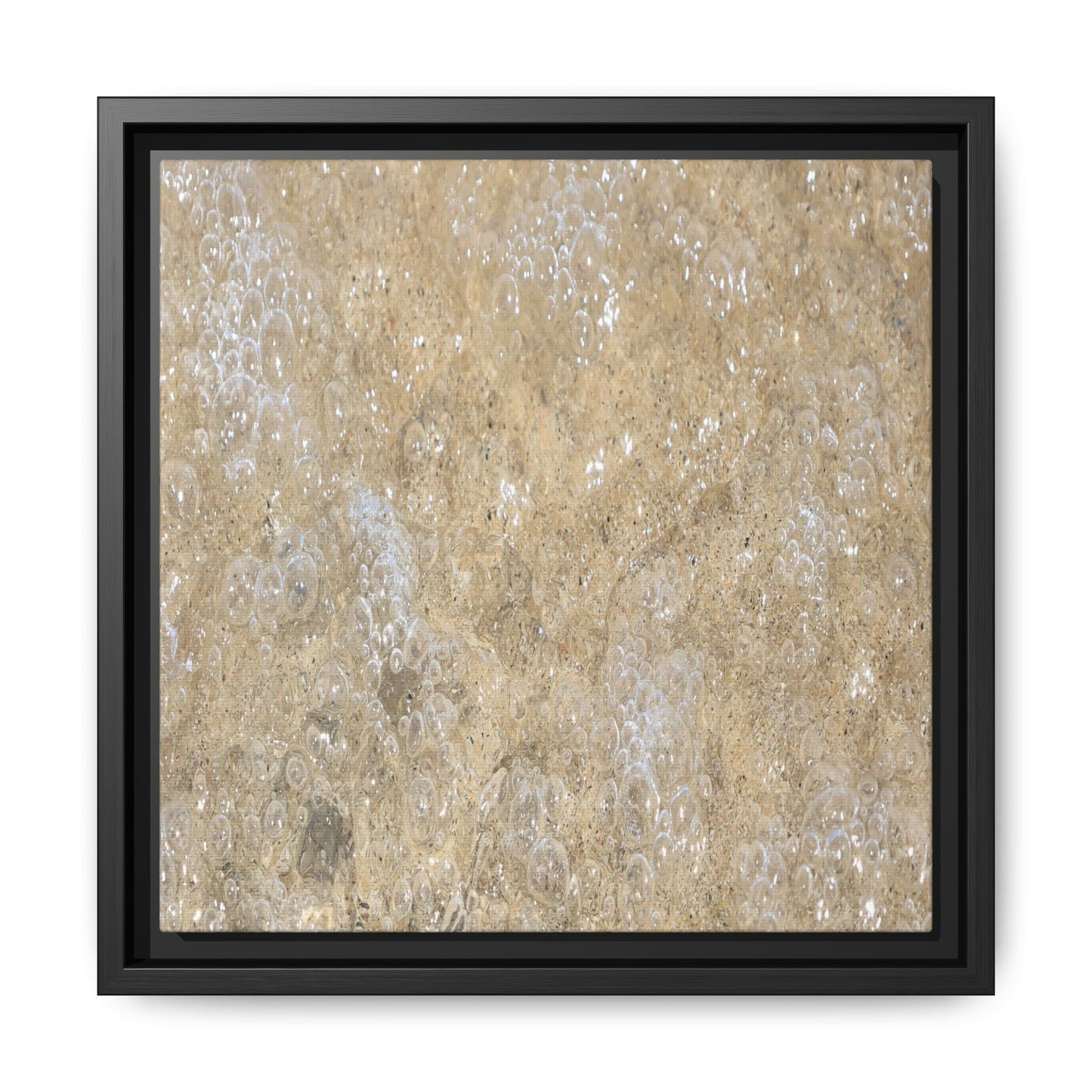 Bubbling Sand - Unique Stretched Canvas Wall Art - Art By Earth